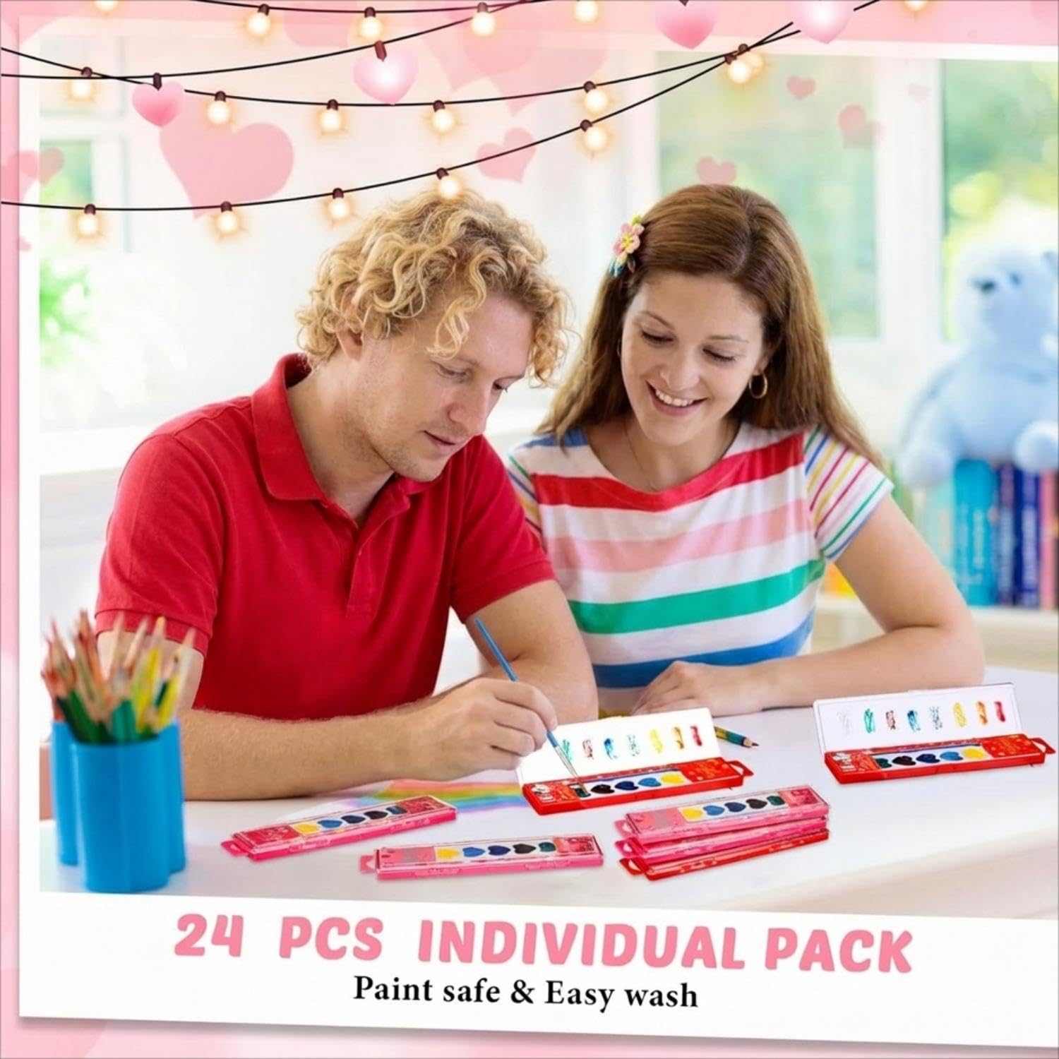 Watersay Valentine gift kit, ideal for creative parties and gifts.