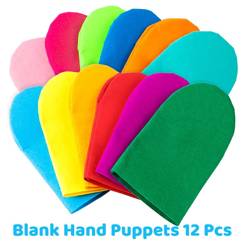 Bright pompoms from the WATINC kit for decorative puppet accents
