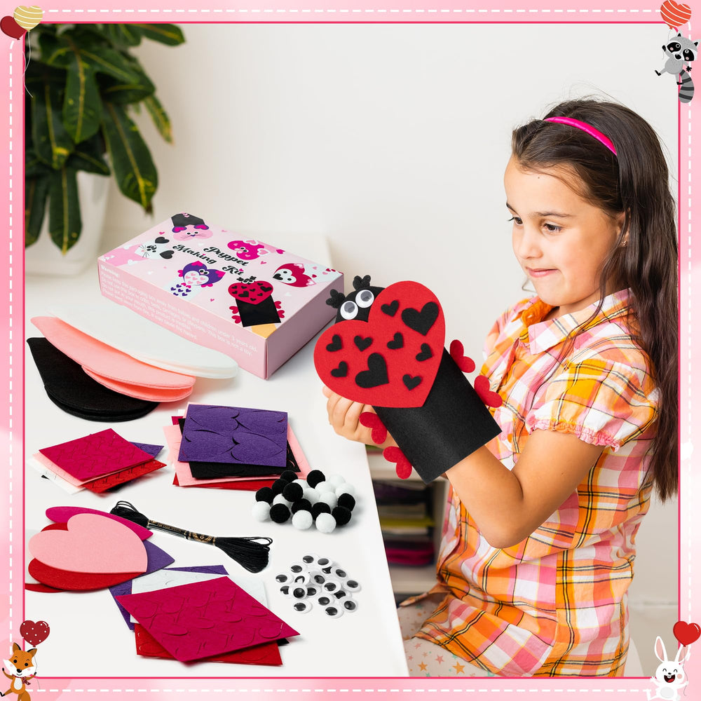 WATINC 6Pcs Hand Puppet Kit supports creative play and social skills.