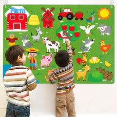 WATINC classroom-friendly felt board for early learning and collaborative activities