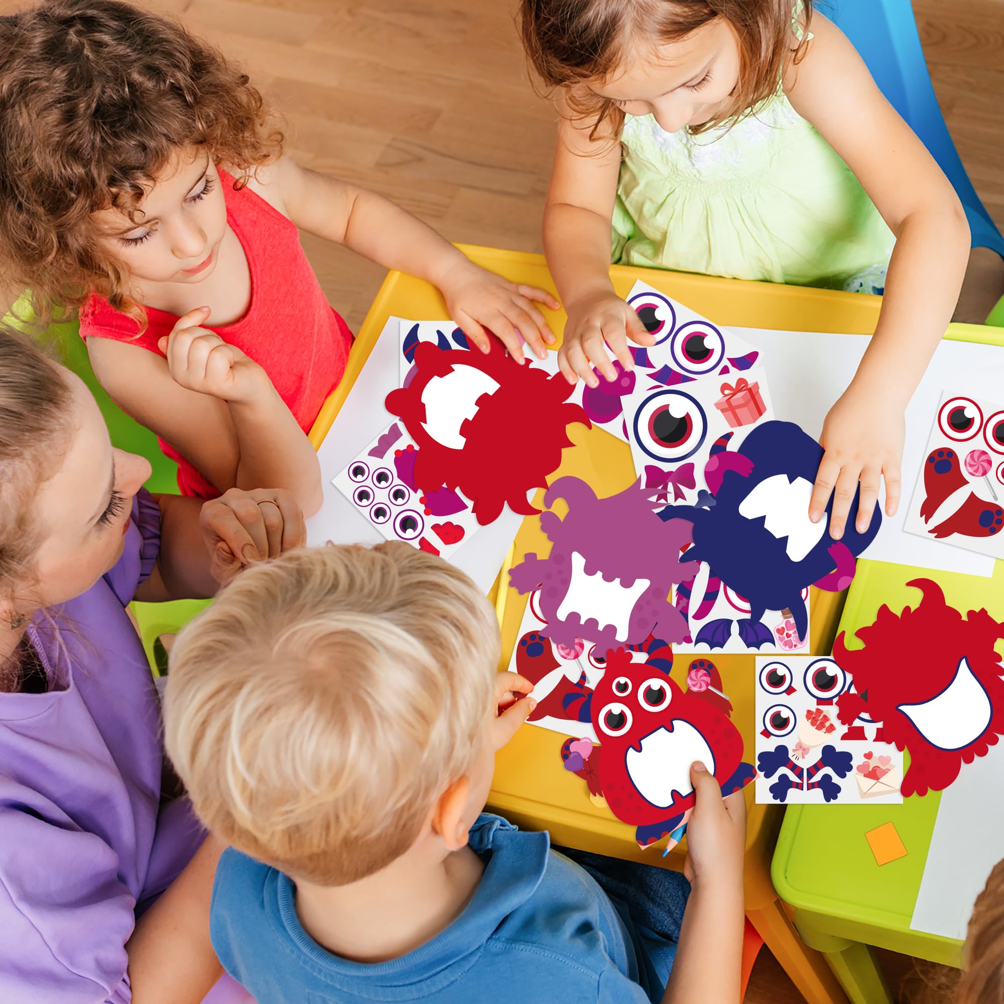 WATINC classroom-friendly monster frame decor for parties and DIY projects.