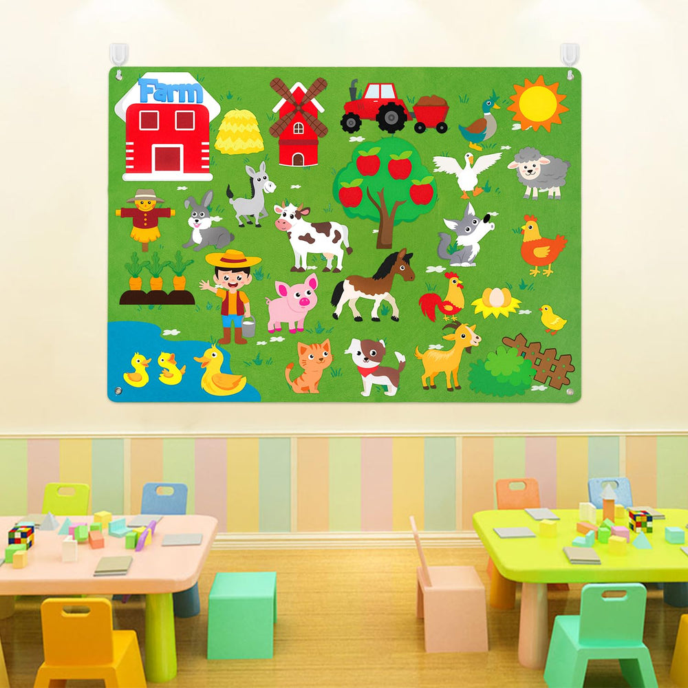 WATINC cow, horse, sheep figures stimulate language and storytelling during play