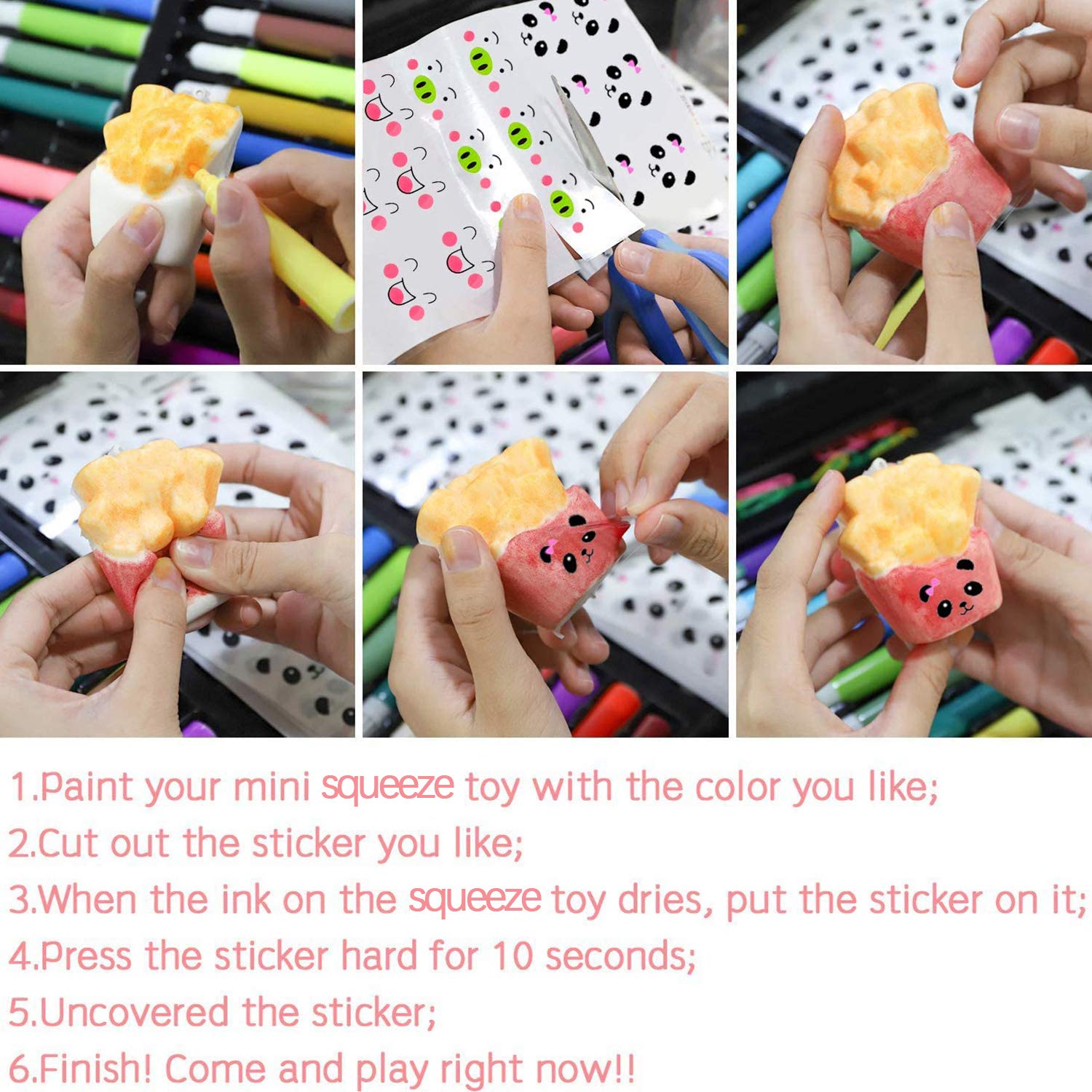 WATINC cream-scent squeeze toy close-up, soft kawaii bread texture for playful decor.