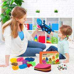 WATINC felt decor bundles add texture and detail to DIY dinosaurs.