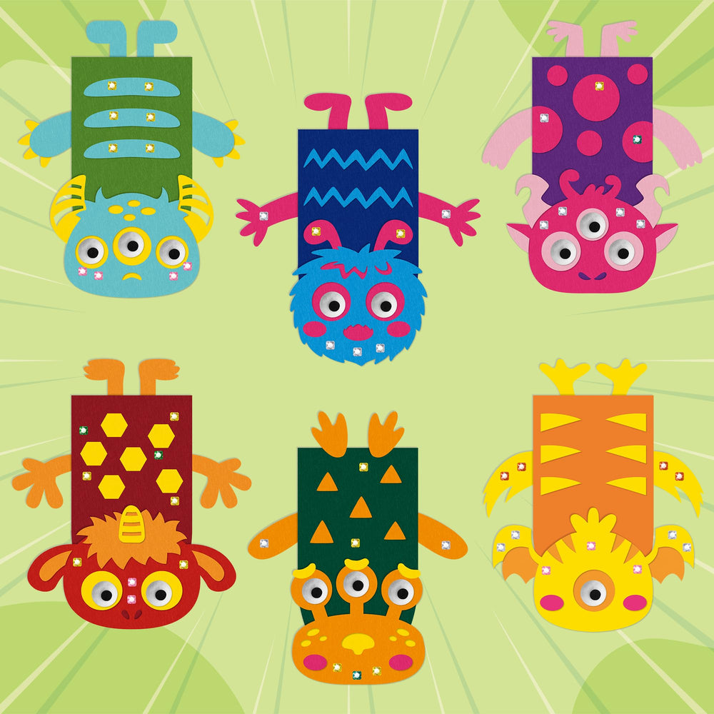 WATINC felt decorations bundle: vibrant shapes for quick customization