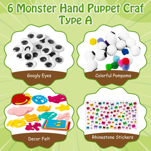 WATINC pompoms bundle: soft embellishments for bright puppet accents