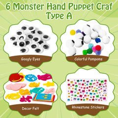 WATINC pompoms bundle: soft embellishments for bright puppet accents