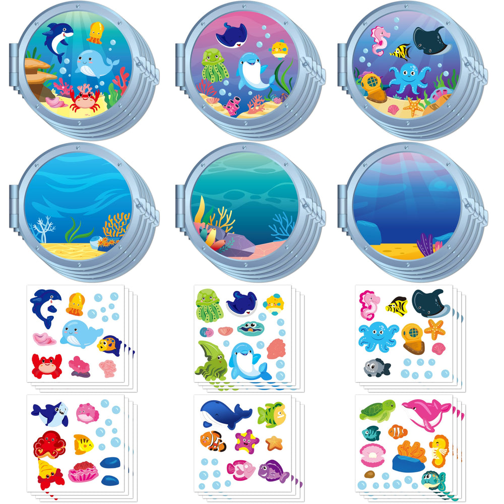 WATINC Sea Scene Cards for classroom art and storytelling