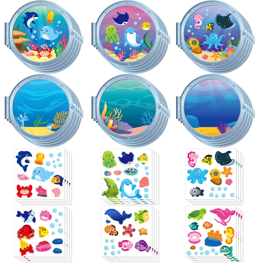 WATINC Sea Scene Cards for classroom art and storytelling