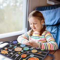 WATINC Travel Felt Board space alien piece encourages collaborative play.