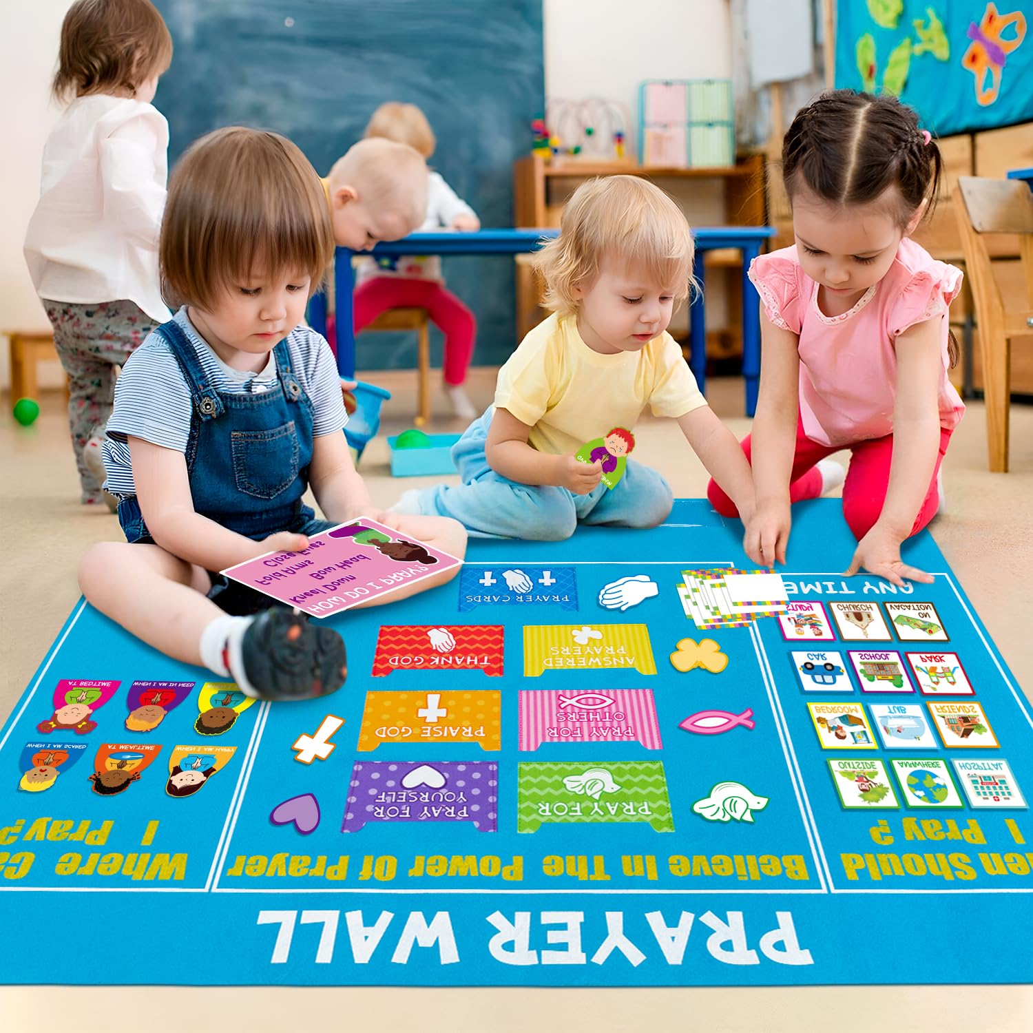 Watinc uncut prayer cards for flexible teaching activities