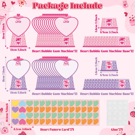 WATINC valentines heart base card made from sturdy cardstock for keepsakes