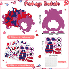 WATINC monster frame kit stickers for decorating frames and adding charm.