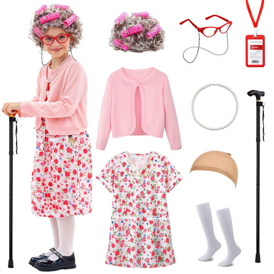 Watlie 100 Days School Costume dress for kids, comfy fit for all-day play.