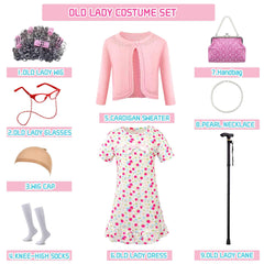 Watlie old-lady-floral-dress offers comfy, kid-friendly pretend play