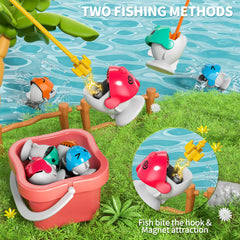 WATUDOU magnetic fishing game gift box: perfect birthday or holiday gift for 3-8 year olds