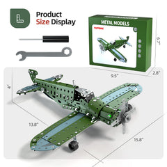 WATUDOU model plane on a desk illustrates neat room decor and learning setup