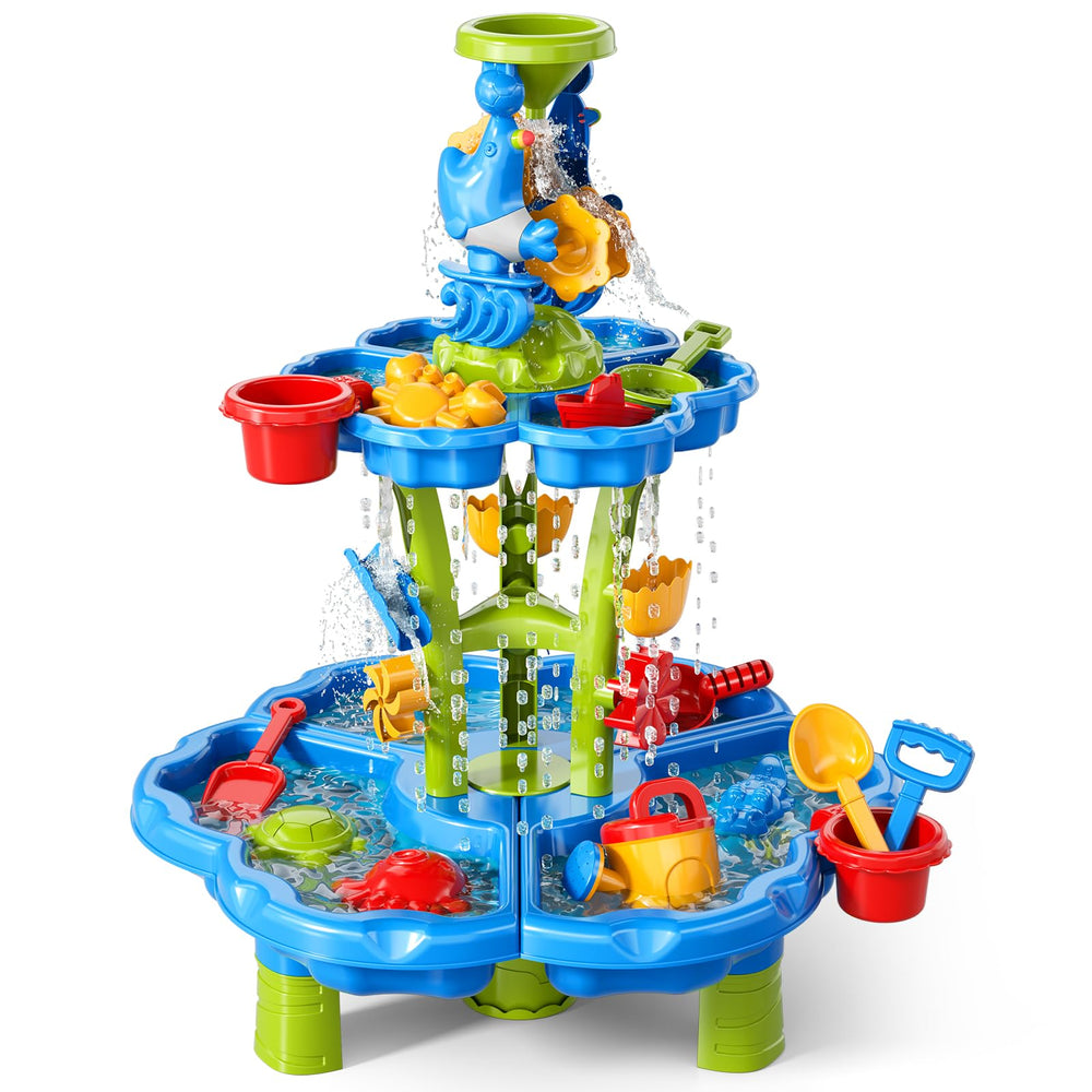 Watudou two-tier setup shows height and multiple play stations for group activity.