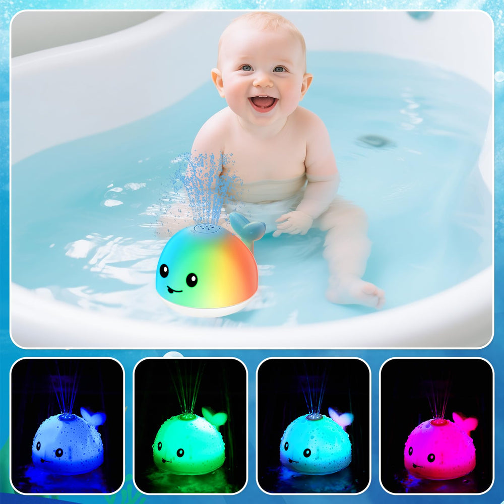 WAVISA whale bath toy suitable for tub, pool, and beach play