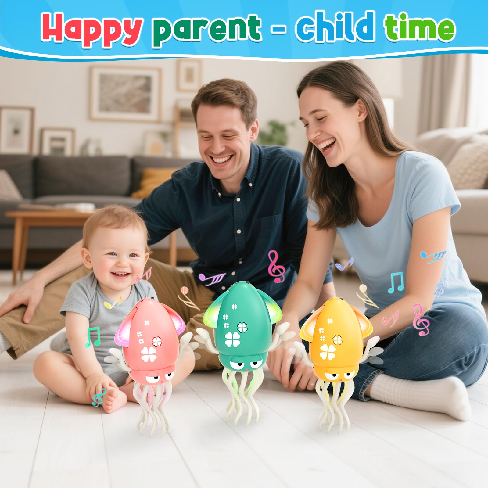WAVISA Dancing Squid toy durable and portable for travel