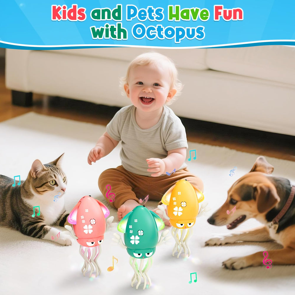 WAVISA Dancing Squid toy USB rechargeable for mess-free use