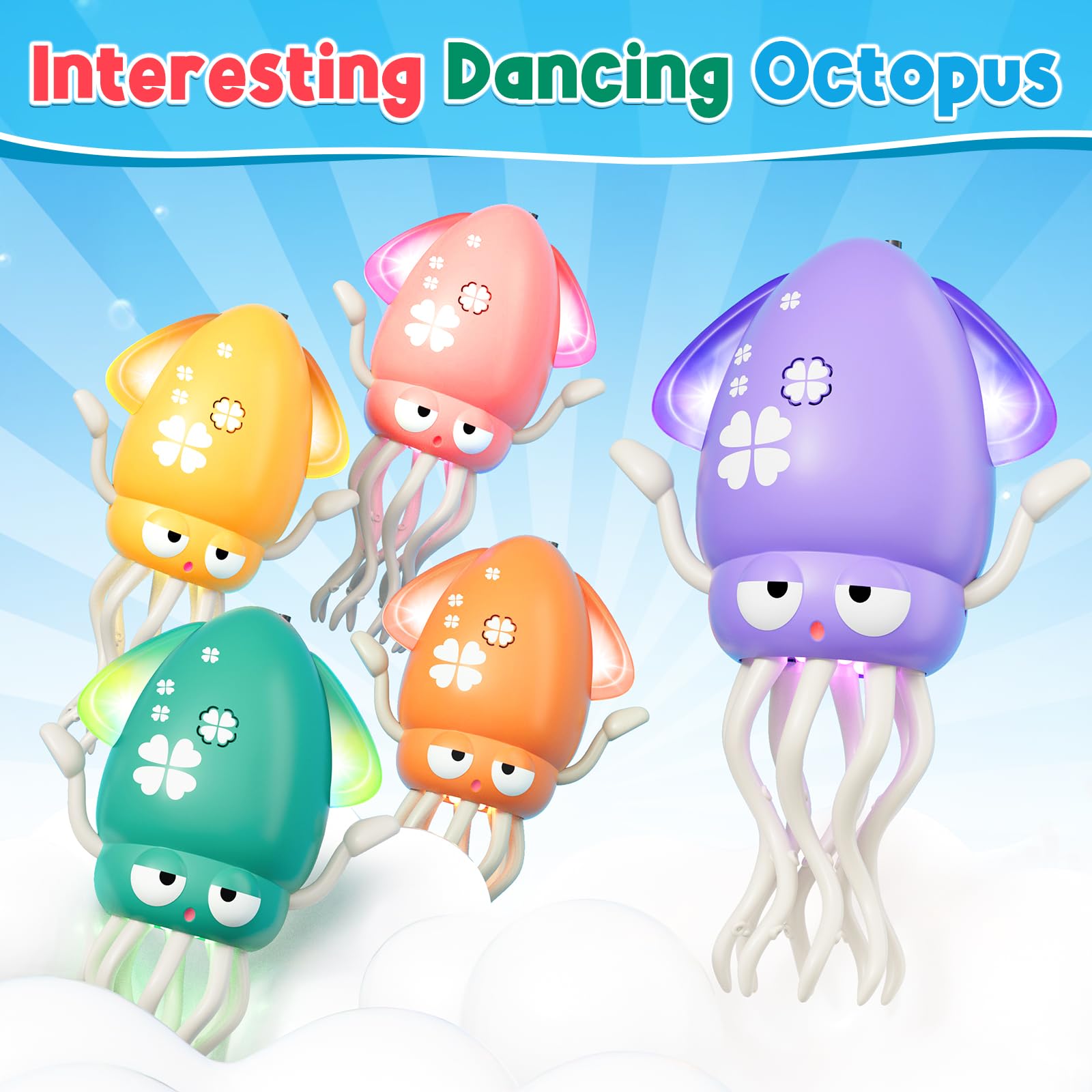 WAVISA octopus wiggles with obstacle detection encouraging safe crawling.
