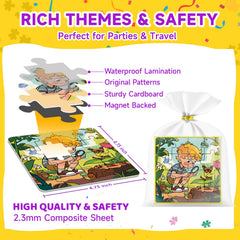 WAWIBEE animals magnetic puzzle supports imaginative play in classroom or home.