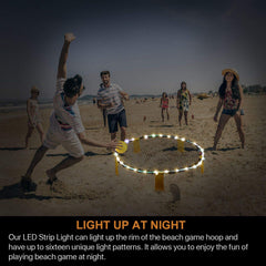 Waybelive LED hoop lights battery box placed inside the ball for easy setup