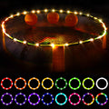 Waybelive LED hoop lights on beach ball rim for vibrant nighttime play