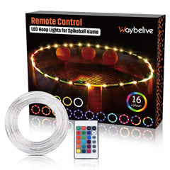 Waybelive LED hoop lights install with Velcro for quick mounting