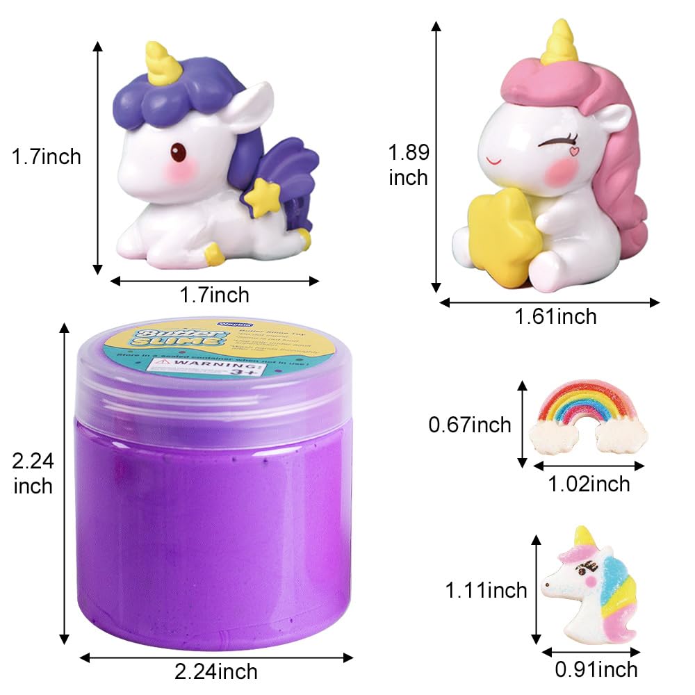 Waybla mini rainbow accessory brightens slime designs