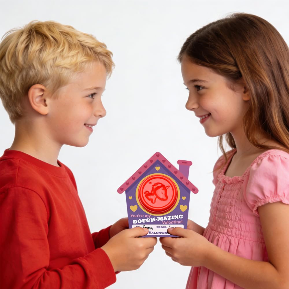 Waybla 1oz modeling dough included with the cards for hands-on creativity.