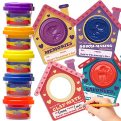 Waybla Valentine’s dough card house design encourages imaginative play in the classroom.