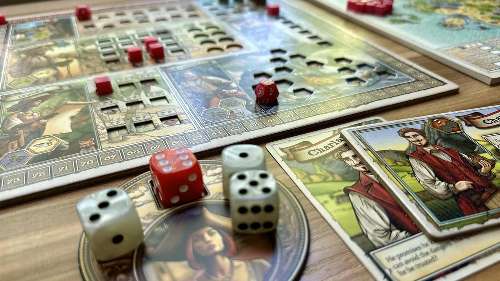 Wayfarer Games A Wayfarer's Tale premium pieces elevate table presence and tactile engagement.