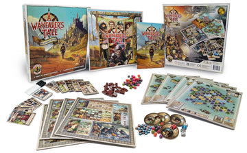 Wayfarer Games A Wayfarer's Tale solo-play card highlights focused, narrative-driven play.
