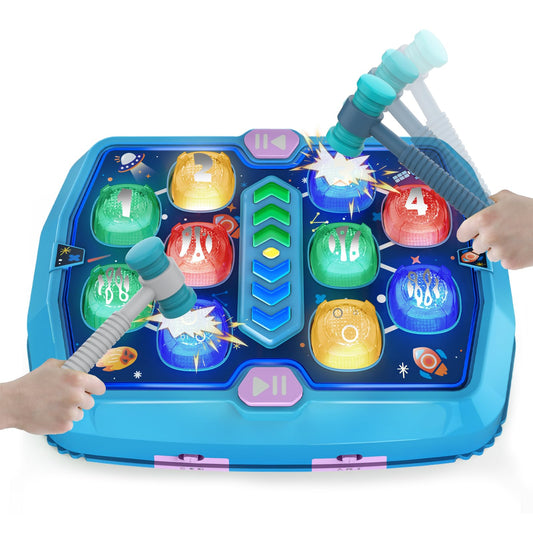 WAYKEE Whack a Game Mole front view for engaging solo play