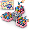 WAYKEE Whack a Game Mole in action hits moles for hand-eye coordination.