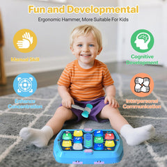 WAYKEE Whack a Game Mole mode dial highlights versatile play options
