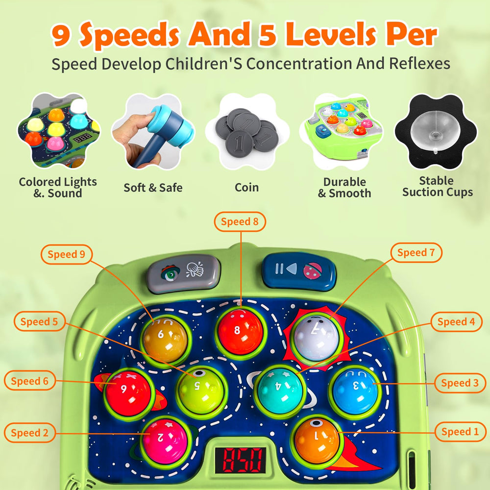 Waykee Whack a Mole dual score displays for visible competition