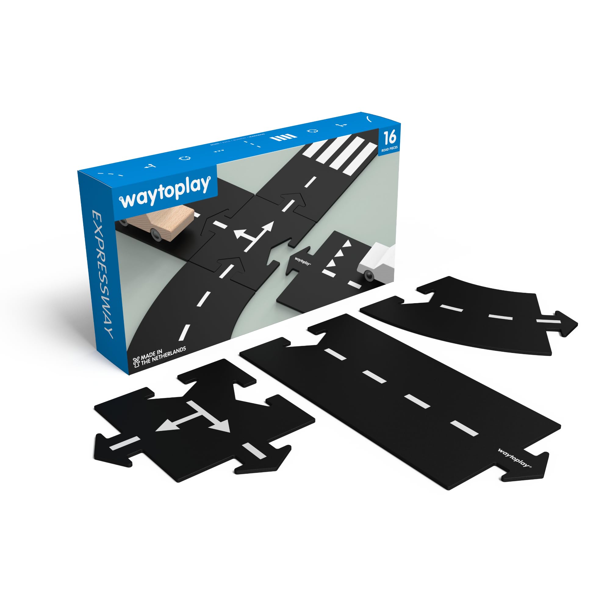 Waytoplay Expressway features safe edges and vivid colors for easy handling.