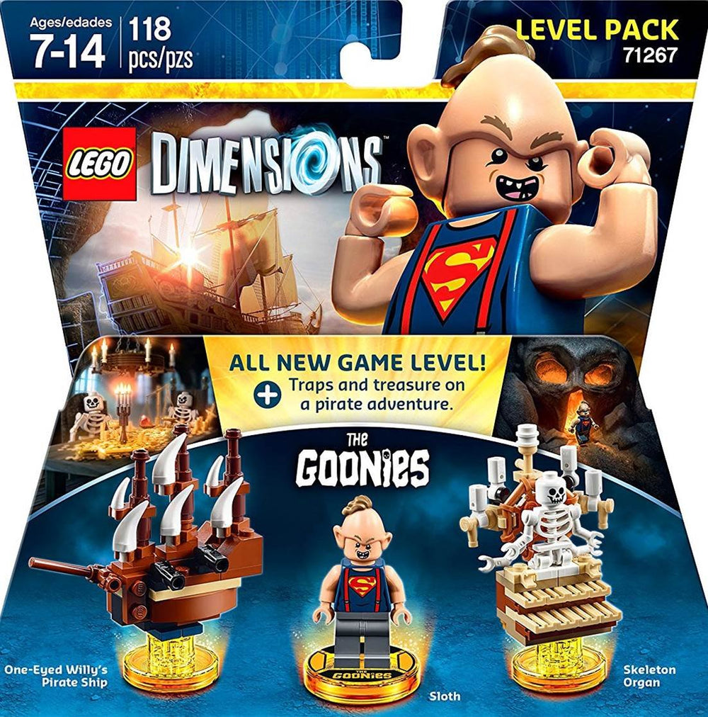 WB LEGO Dimensions Goonies Sloth wall-smash action boosts imaginative play.