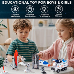 Wbzle modular space playset with buildable parts supports hands-on assembly
