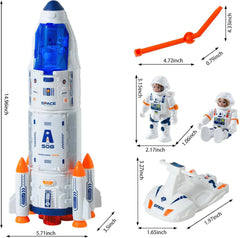 Wbzle outer-space scooter scene enhances mission-style adventures.