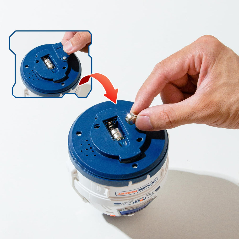 Wbzle Astronaut figure inside the capsule boosts storytelling play.