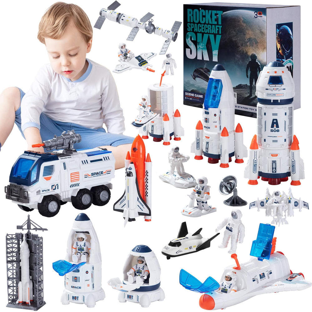 Wbzle space exploration toy rocket with lights inspires imaginative play and discovery