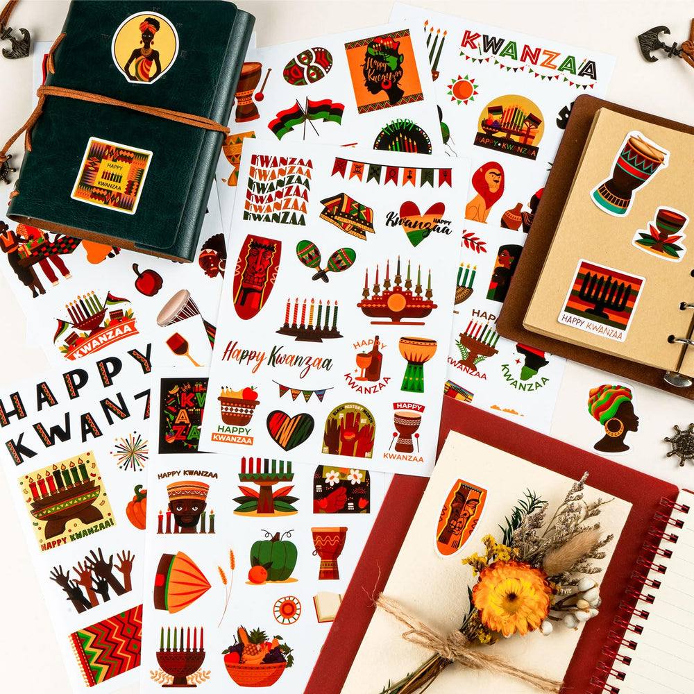 WDAHDHP Kwanzaa stickers perfect for party favors and crafts