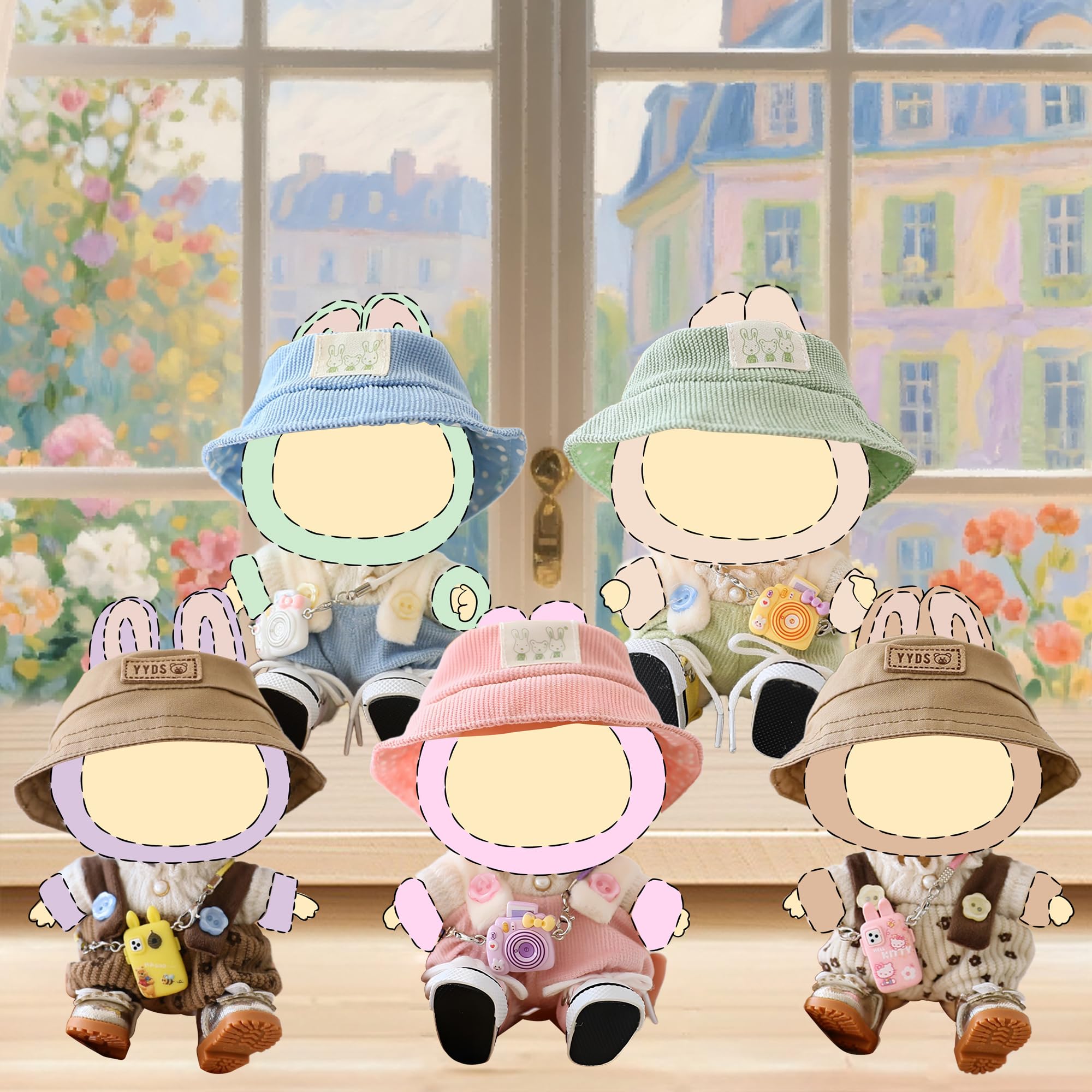 Wdaxze LaBuBu doll set offers a gift-ready option for doll fans.