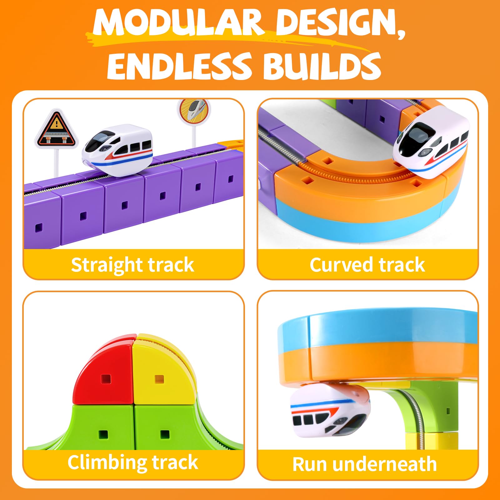Wdebay Klick Rail mini car demonstrates smooth electric cars for fast, engaging playtime.