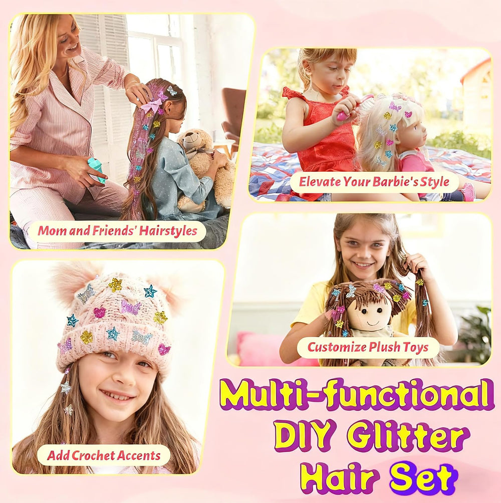 WDFXLWT Jelly elastics keep hairstyles secure during active play