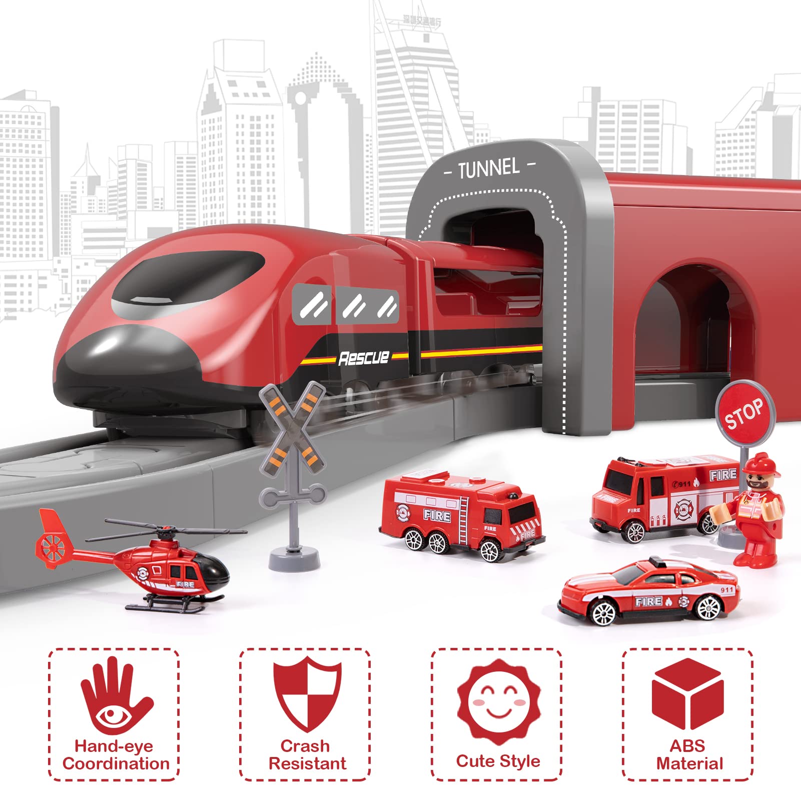 Wdmiya magnetic track connection system enables easy assembly and expansion.